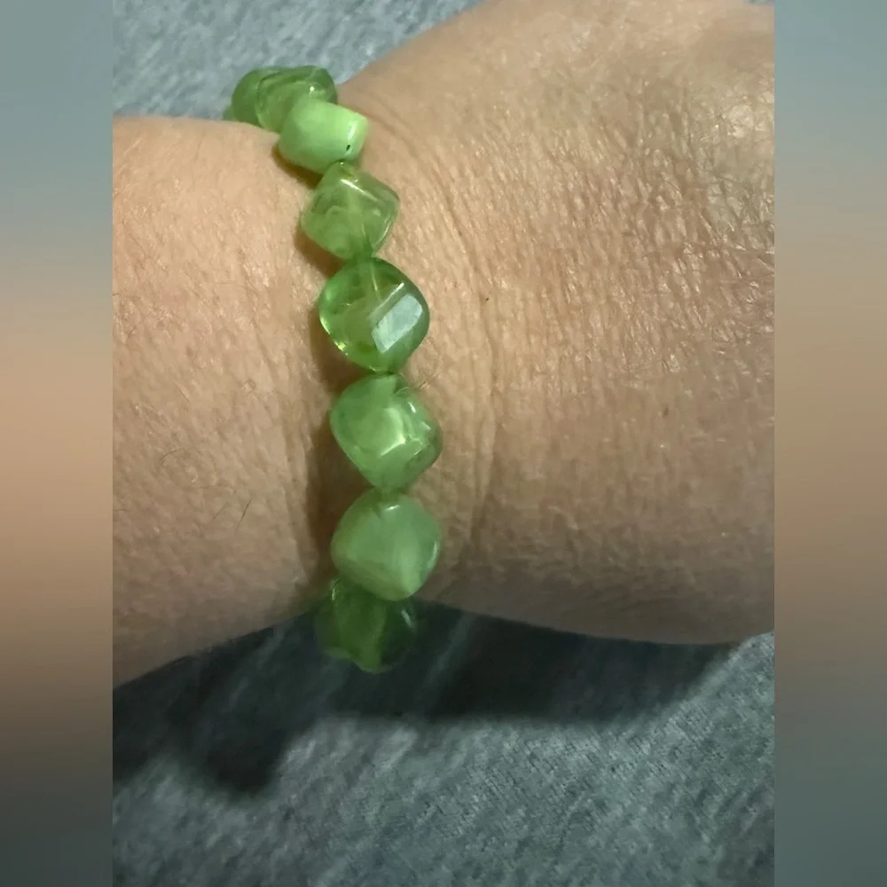 Green Beaded Bracelet